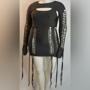 Black Cut Out Dress